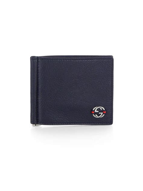 gucci money clipper|gucci money clip wallet blue.